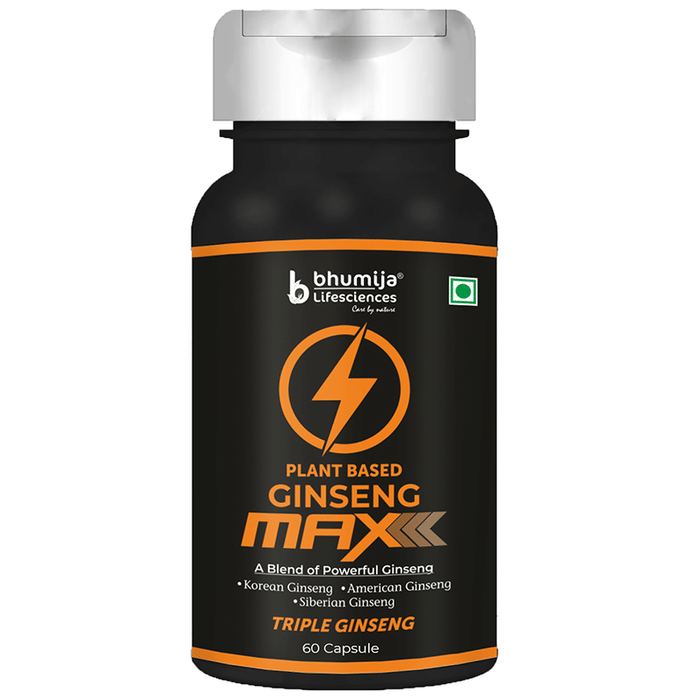 Bhumija Lifesciences Plant Based Ginseng Max Capsule