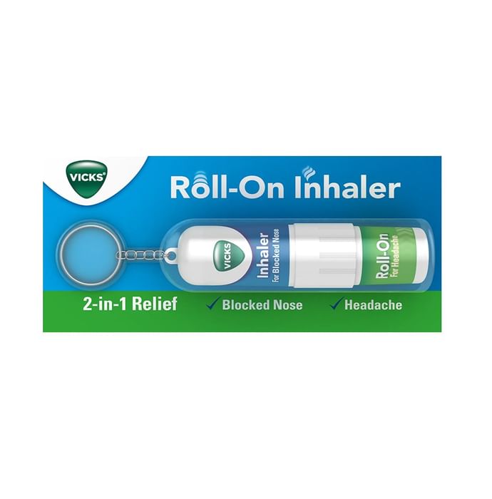 Vicks Roll-On 2 In 1 Relief Inhaler