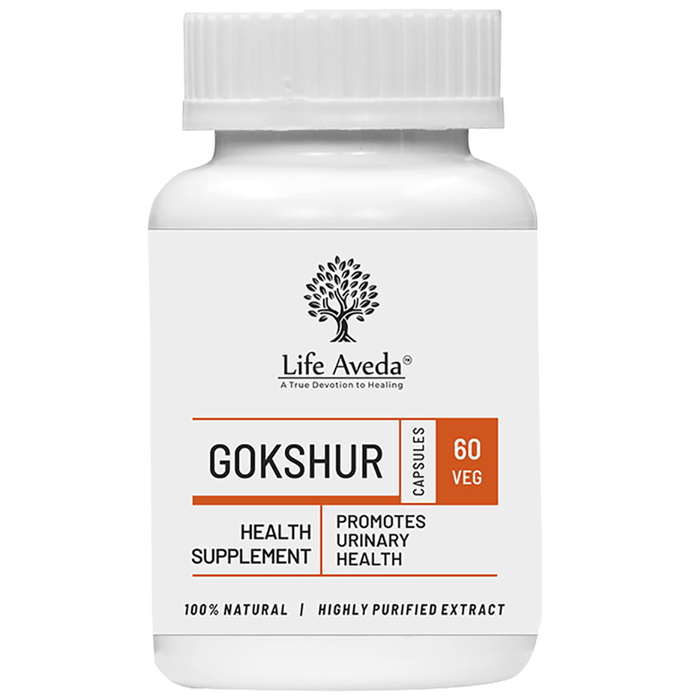 Life Aveda Gokshur Veg Capsule
