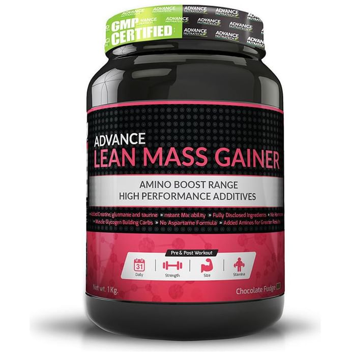 Advance Nutratech Lean Mass Gainer Powder Chocolate Fudge