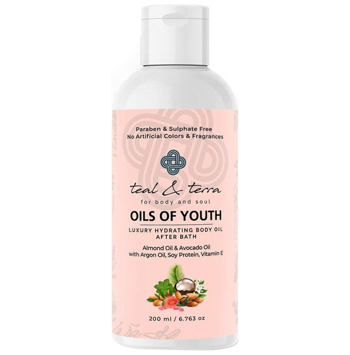 Teal & Terra Oils of Youth Luxury Hydrating Body Oil After Bath