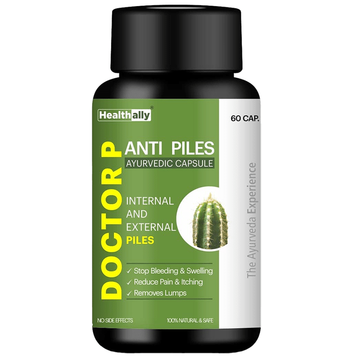 Healthally Doctor P Anti Piles Ayurvedic Capsule