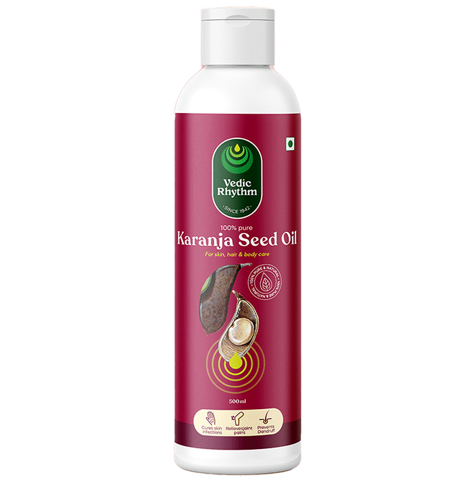 Vedic Rhythm Oil Karanja Oil for Hair Ear and Skin