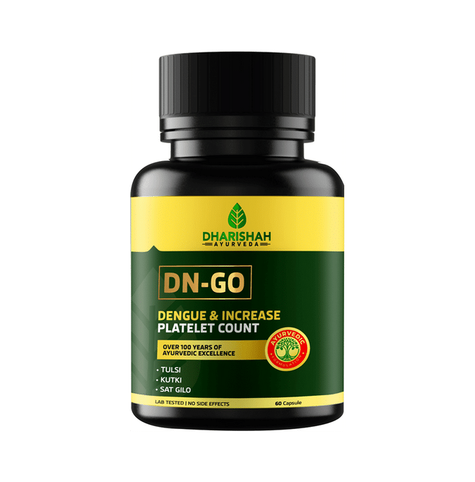 Dharishah Ayurveda DN-GO Dengue & Platelet Increase Count Capsule