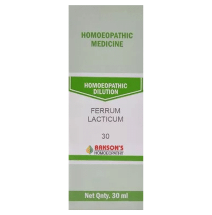 Bakson's Ferrum Lacticum Dilution 30