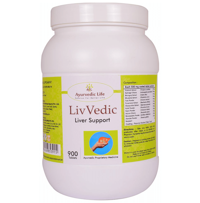 Ayurvedic Life Liv Vedic Liver Support Tablet