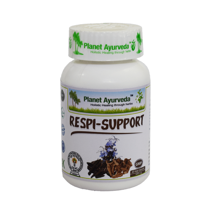 Planet Ayurveda Respi-Support Vege Capsule