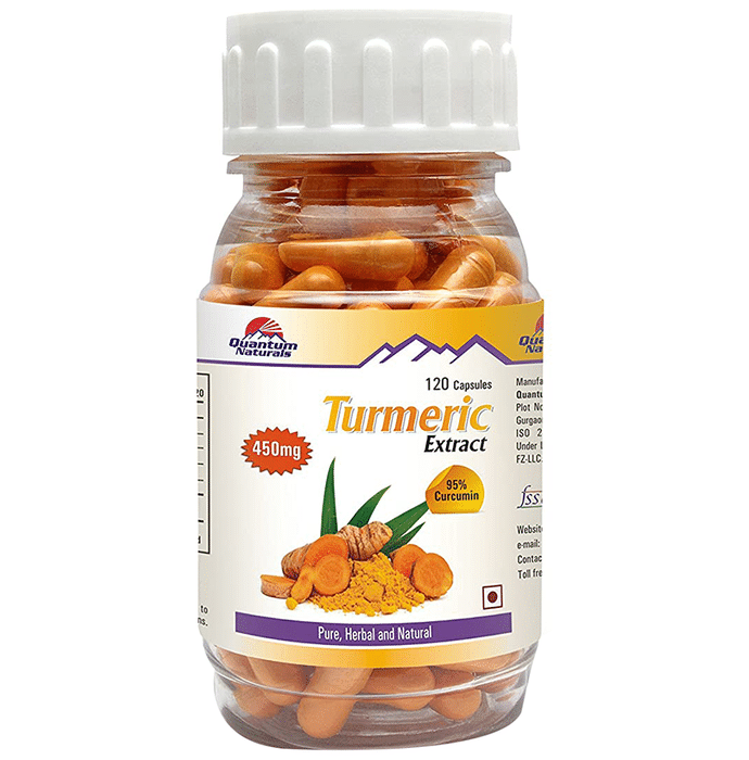 Quantum Naturals Naturals Turmeric Extract 450mg Capsule