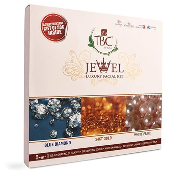 TBC Facial Kit (Complimentary Gift of 50gm Inside) Jewel Luxury