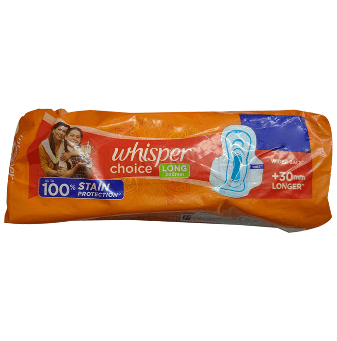 Whisper Choice Wings Sanitary Pads Long 30mm