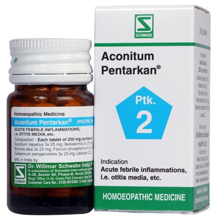 Dr Willmar Schwabe India Aconitum Pentarkan Tablet