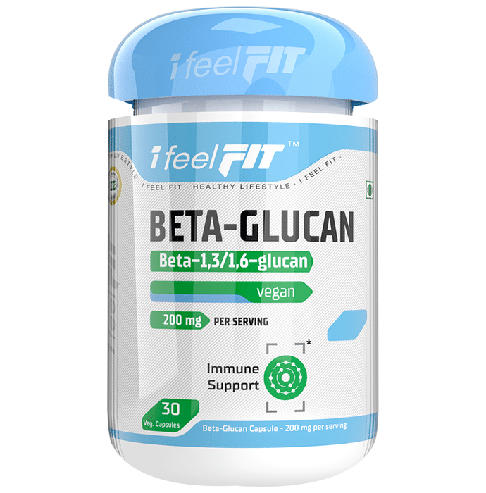 iFeelFIT Beta-Glucan Beta-1,3/1,6 Glucan 200mg Capsule