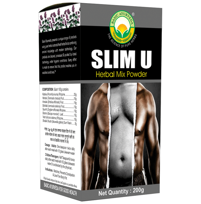 Basic Ayurveda Slim U Herbal Mix Powder