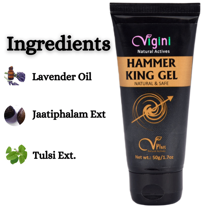 Vigini Natural Actives Hammer King Gel