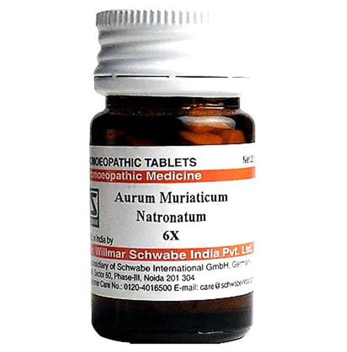 Dr Willmar Schwabe India Aurum Muriaticum Natronatum Trituration Tablet 6X