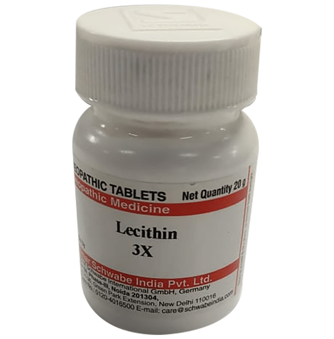 Dr Willmar Schwabe India Lecithin Trituration Tablet 3X