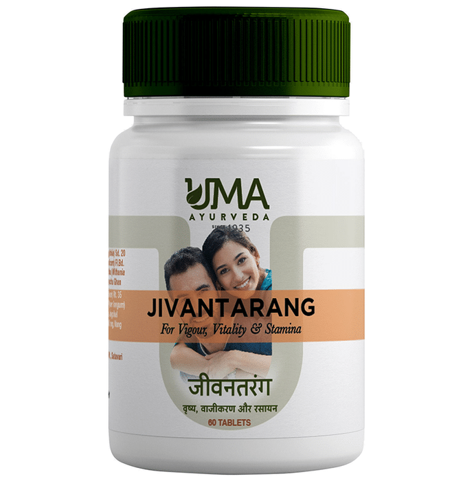 Uma Ayurveda Jivantarang for Vigour, Vitality & Stamina Tablet
