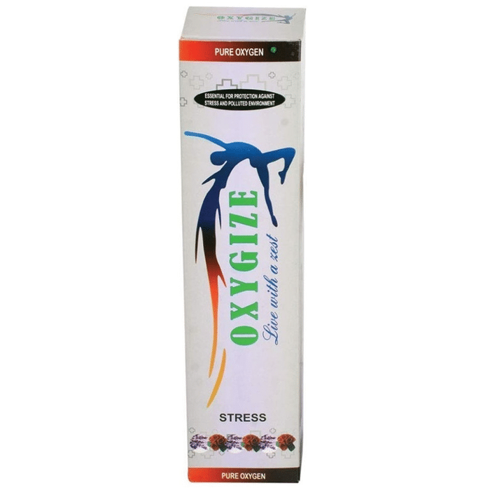 Oxygize Oxygen Cylinder with Inbuilt Mask (10litre) Stress