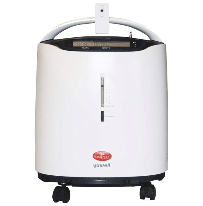 EASYCARE 8F5A Portable Oxygen Concentrator Machine with Remote Control White