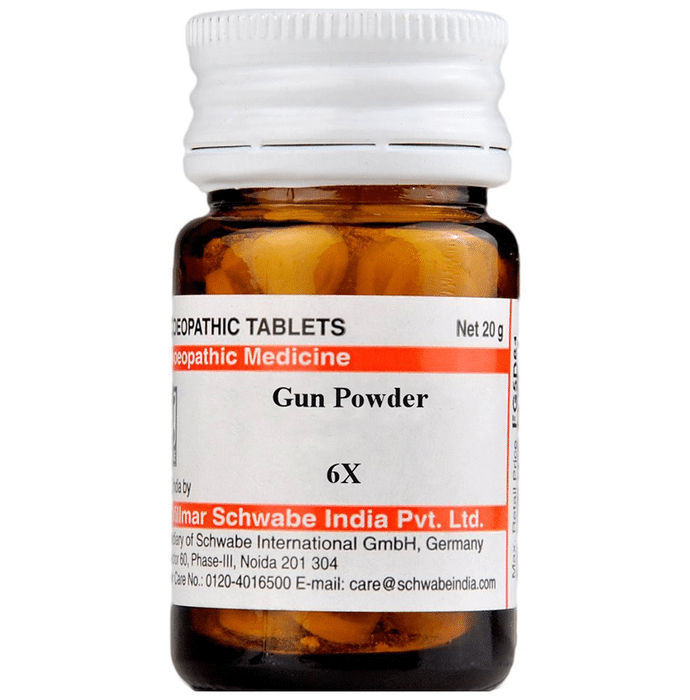 Dr Willmar Schwabe India Gun Powder Trituration Tablet 6X