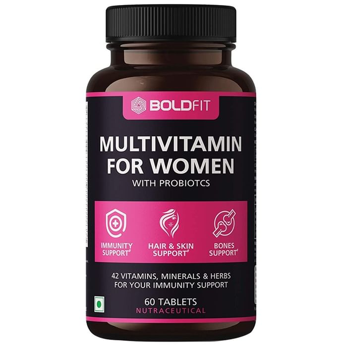 Boldfit Multivitamin for Women with Probiotics Tablet
