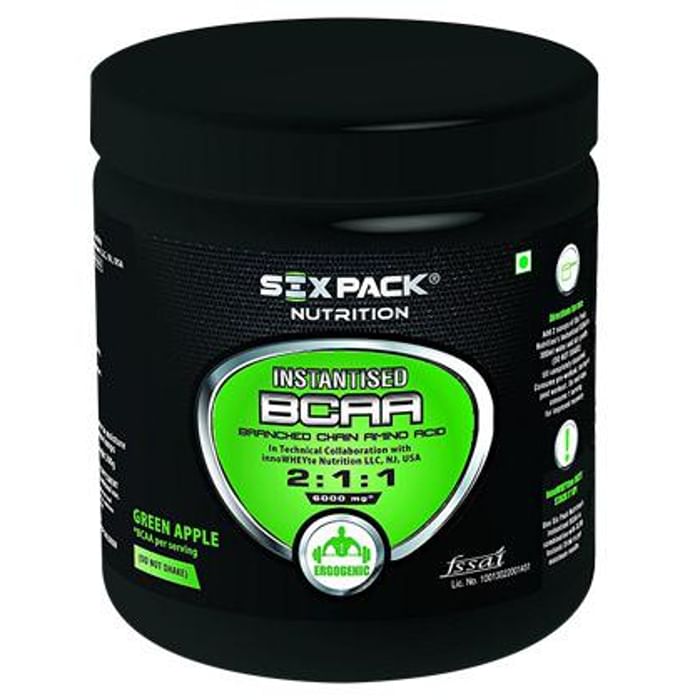 Sixpack Nutrition Instantised BCAA Green Apple