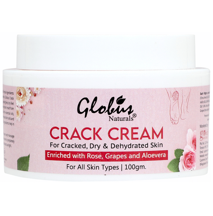 Globus Naturals Enriched with Rose, Grapes & Aloevera Crack Cream