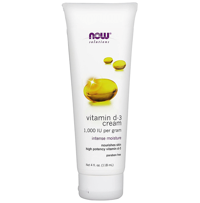 Now Solutions Vitamin D 3 Cream Paraben Free