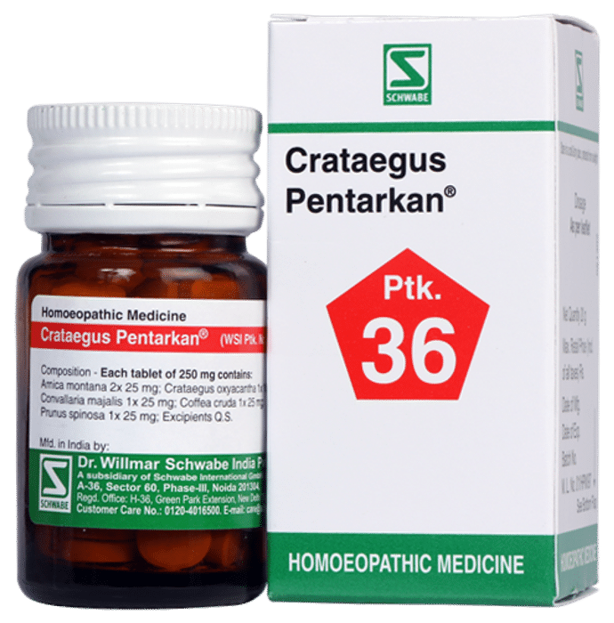 Dr Willmar Schwabe India Crataegus Pentarkan Tablet