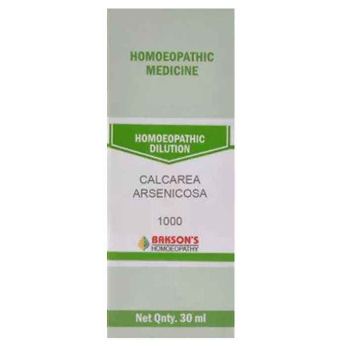 Bakson's Calcarea Arsenicosa Dilution 1000 CH