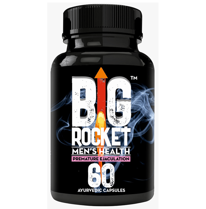 Big Rocket Men's Health Premature Ejaculation Ayurvedic Capsule