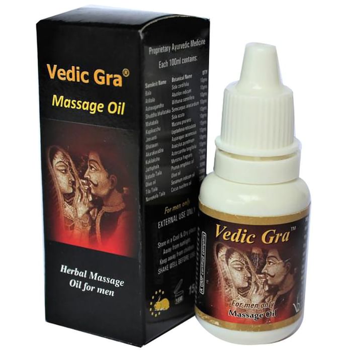Vedic Gra Herbal Massage Oil for Men