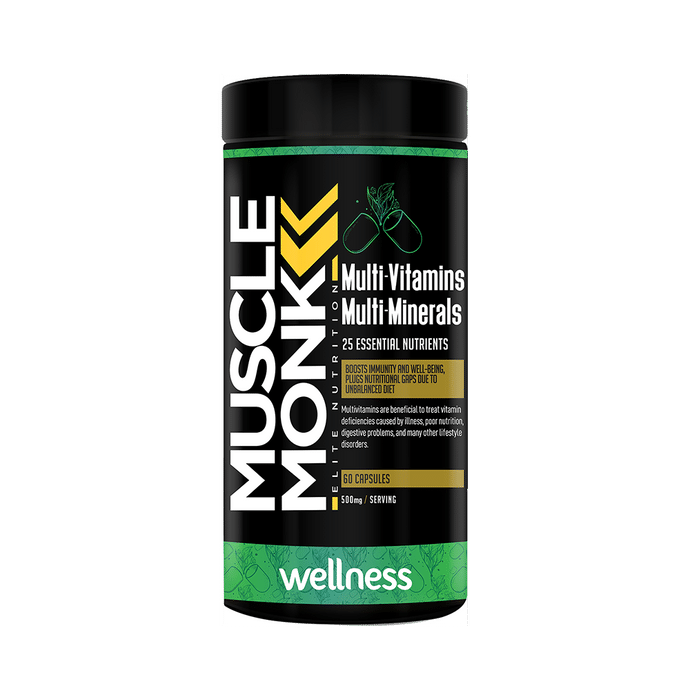 Muscle Monk Multi-Vitamins Multi-Minerals Capsule