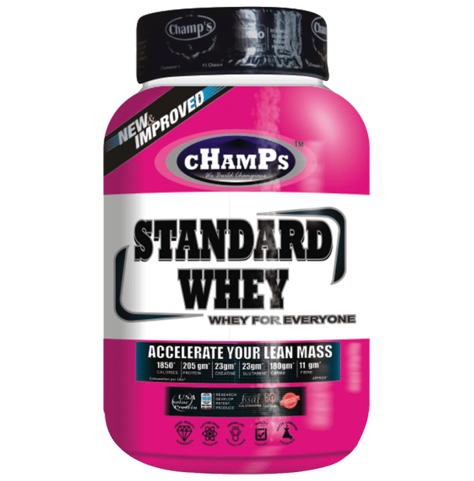 Champ's Champs Standard Whey Protein American Ice Cream Buy 1 Get 1 Free
