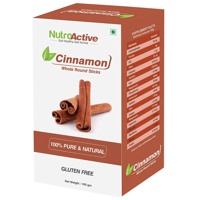 NutroActive Cinnamon Whole Round Sticks
