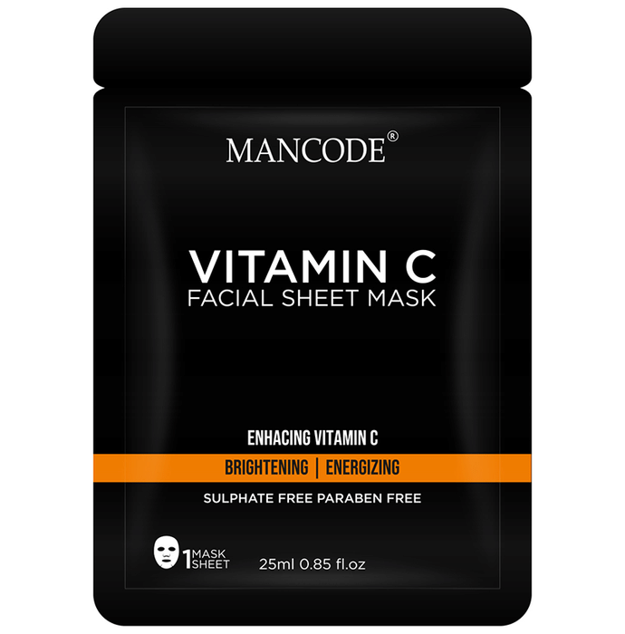 Mancode Vitamin C Facial Sheet Mask