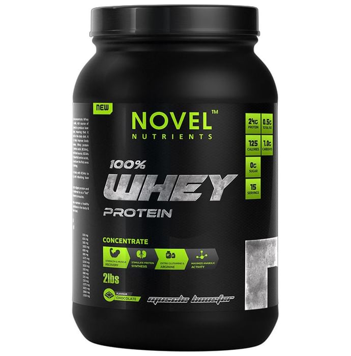 Novel Nutrients 100% Whey Protein Concentrate Chocolate