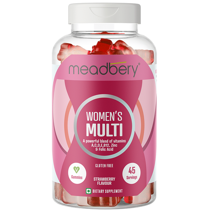 Meadbery Women's Multi Gummies Strawberry