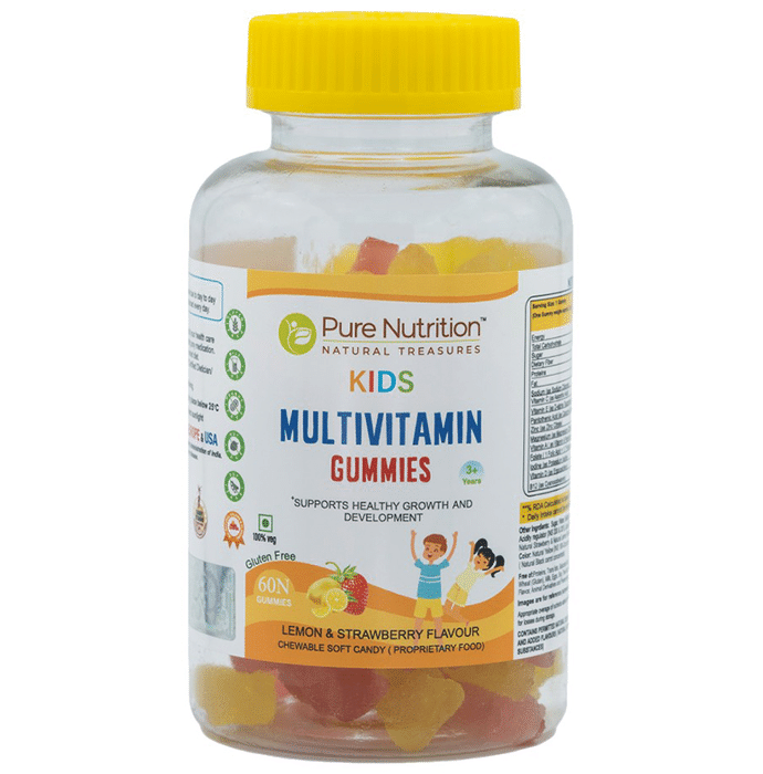 Pure Nutrition Kids Multivitamin Gummies Lemon & Strawberry