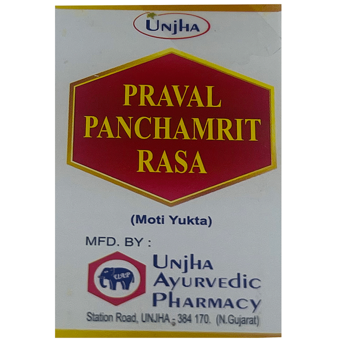 Unjha Praval Panchamrit Rasa (Moti Yukta) Powder