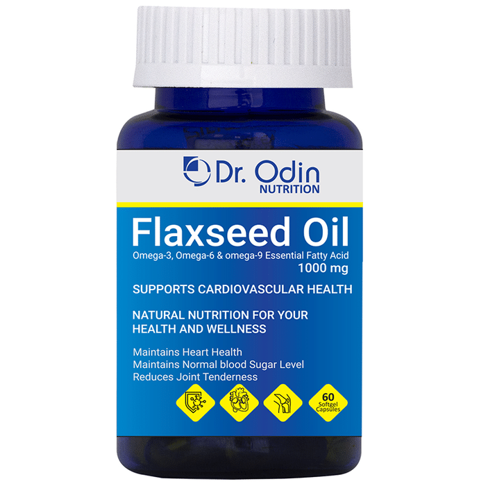 Dr. Odin Nutrition Flaxseed Oil Softgel Capsule