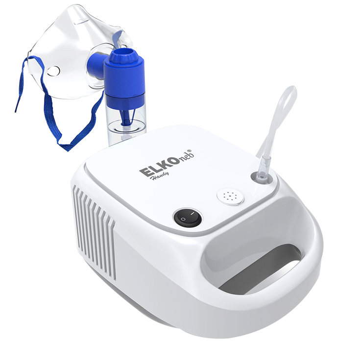 Elko EL 720 ELKOneb Handy Piston Compressor Nebulizer Machine for Adult & Child with Complete Mask Kit