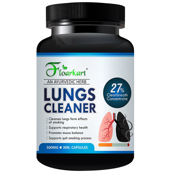 Floarkart Lungs Cleaner 500mg Capsule