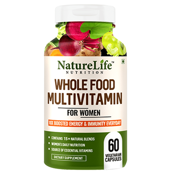 Nature Life Nutrition Whole Food Multivitamin for Women Vegetarian Capsule