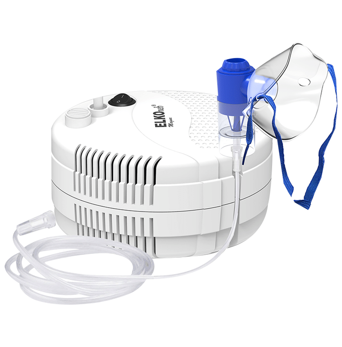 Elko EL 730 ELKOneb Magna Piston Compressor Nebulizer Machine for Child & Adult with Complete Mask Kit