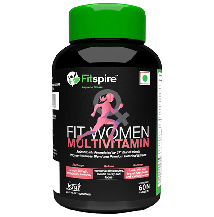 Fitspire Fit Women Multivitamin Immunity Booster with 37 Vital Nutrients Tablet
