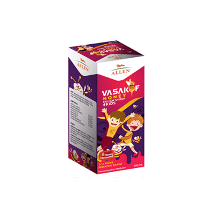 Allen Vasakof Honey Cough Syrup 4Kids