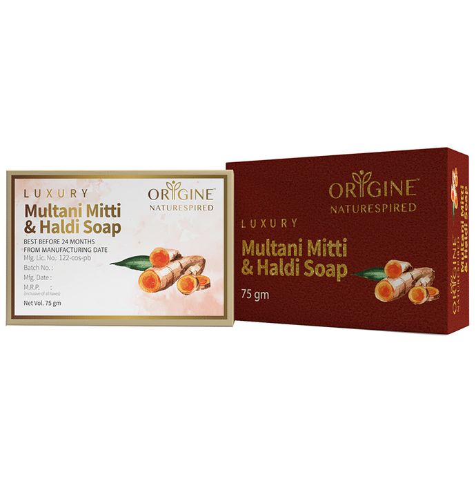 Origine Naturespired Luxury Multani Mitti & Haldi Soap