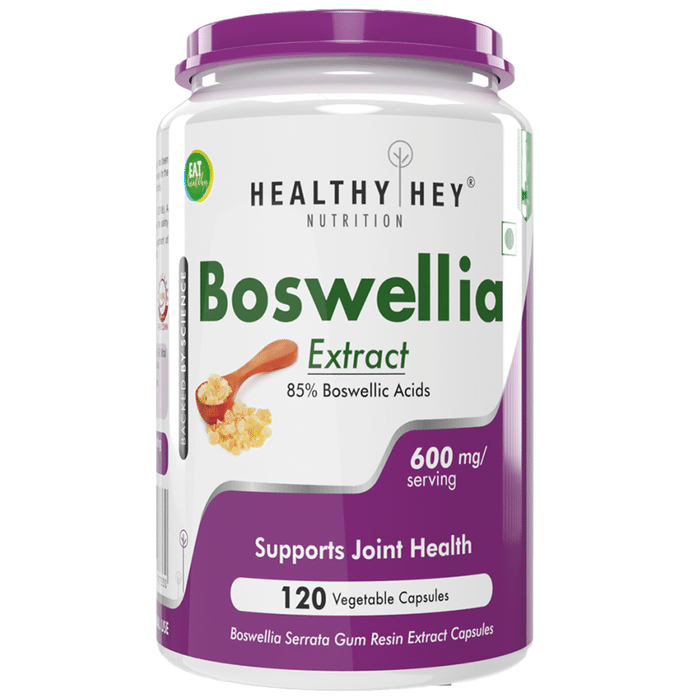 HealthyHey Boswellia Extract 600mg Vegetable Capsules