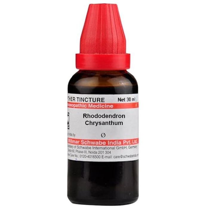Dr Willmar Schwabe India Rhododendron Chrysanthum Mother Tincture Q